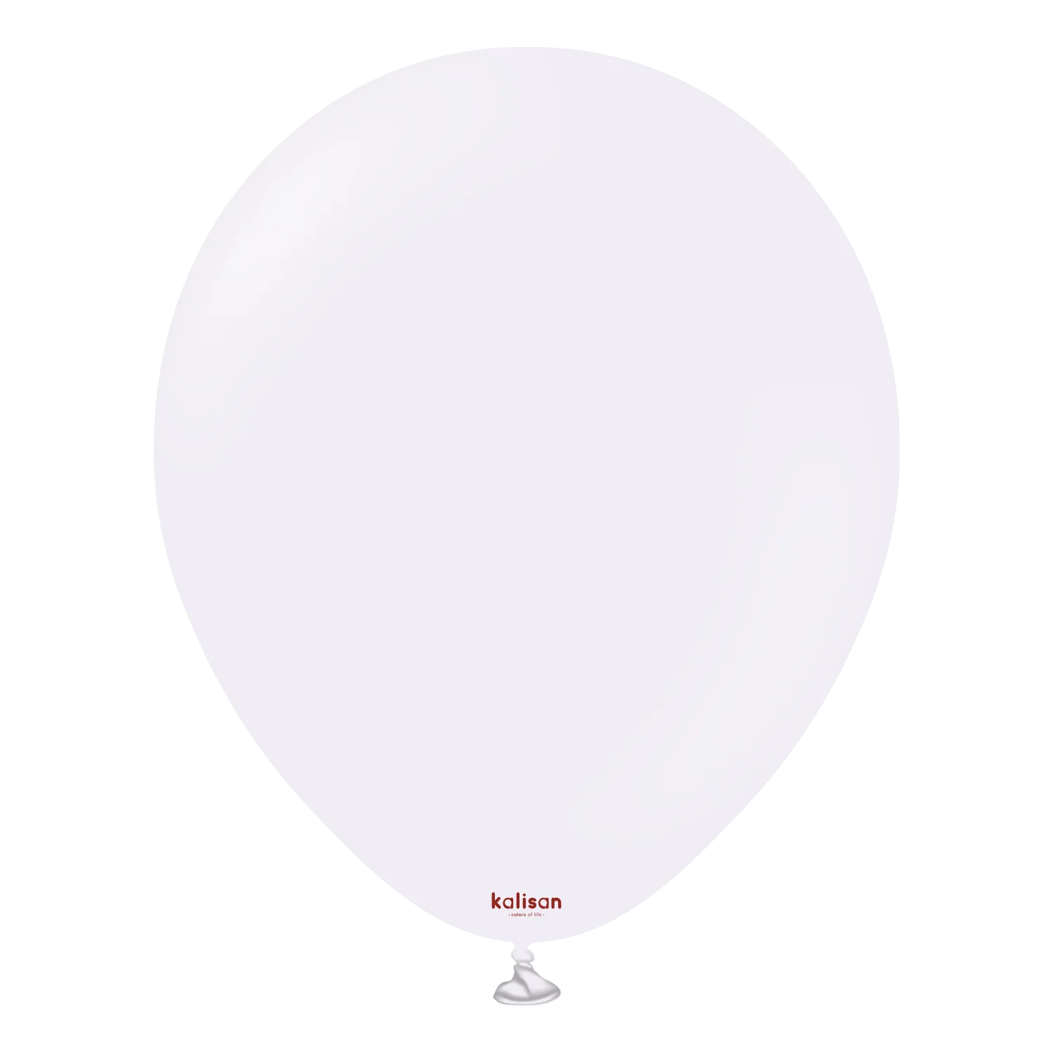 18" Kalisan Latex Balloons Standard Macaron Pale Lilac (25 Per Bag)