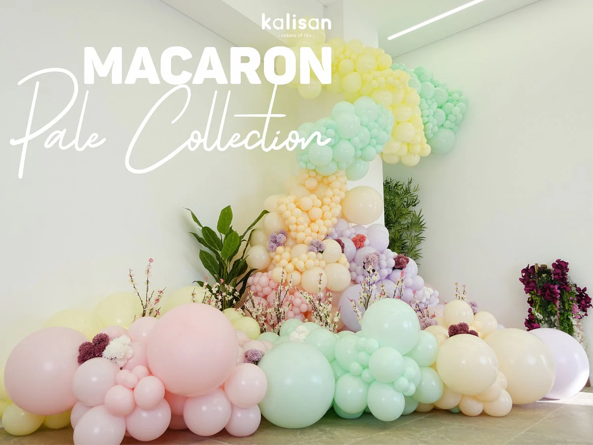 18" Kalisan Latex Balloons Standard Macaron Pale Yellow (25 Per Bag) - Image 8
