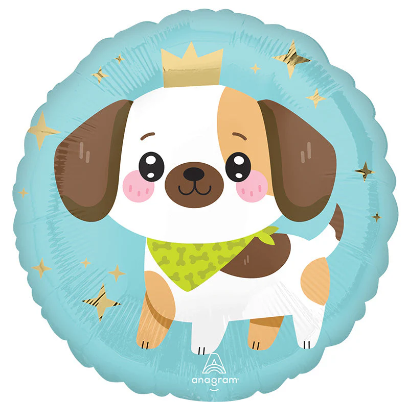 18" Kawaii Puppy Foil Balloon - Image 2