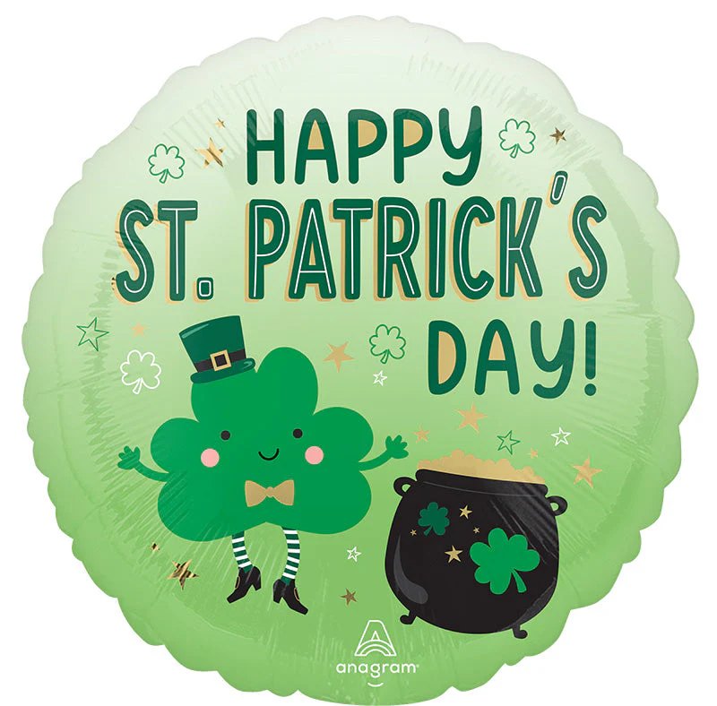 18" Lucky Charm Foil Balloon