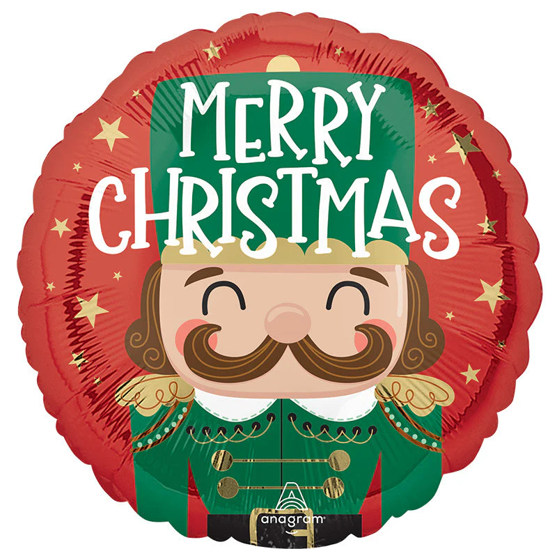 18" Nutcracker Workshop Christmas Foil Balloon - Image 2