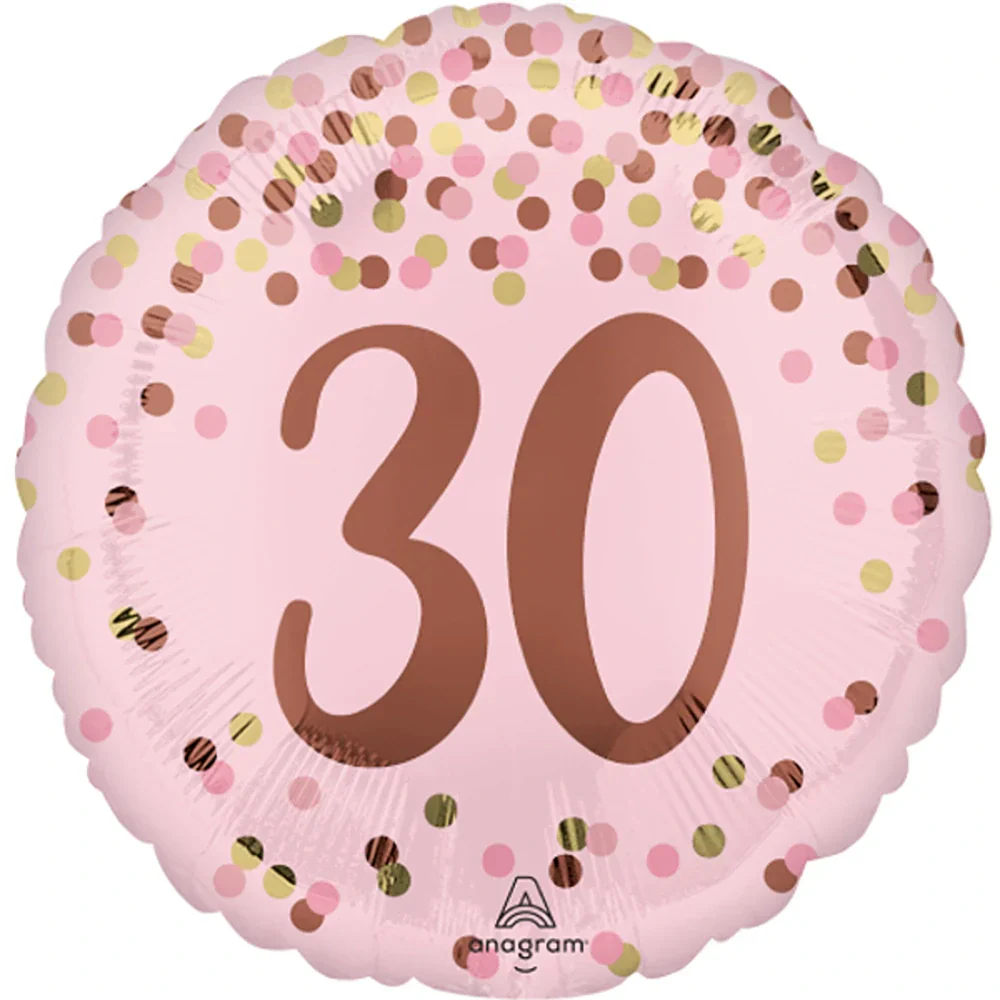 18" Pretty Pink 30th Birthday Foil Balloon