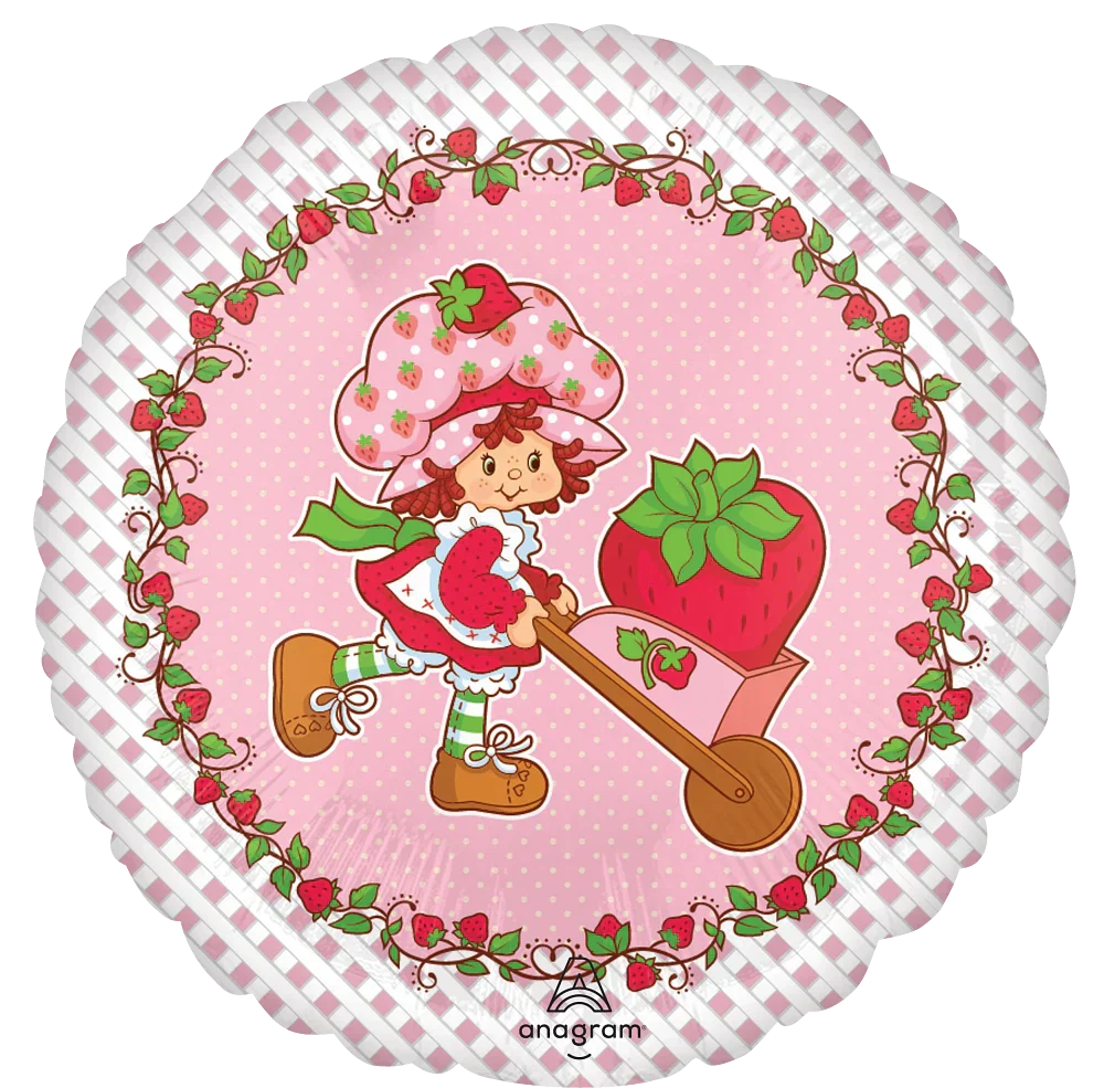 18" Standard Strawberry Shortcake Foil Balloon