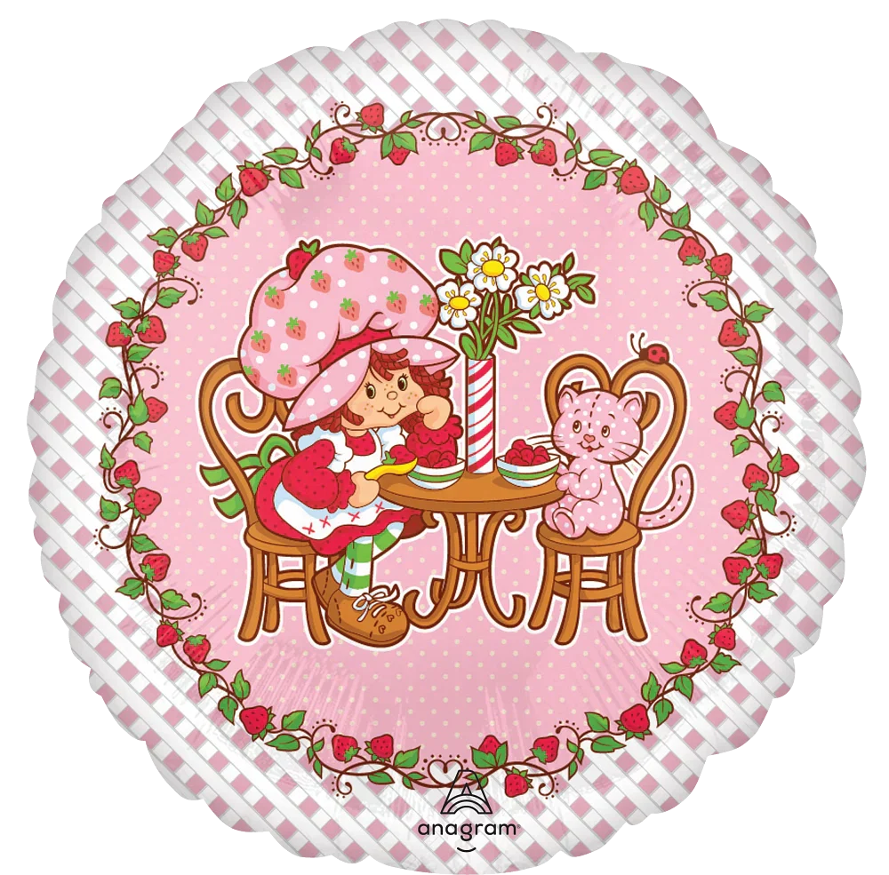 18" Standard Strawberry Shortcake Foil Balloon - Image 2