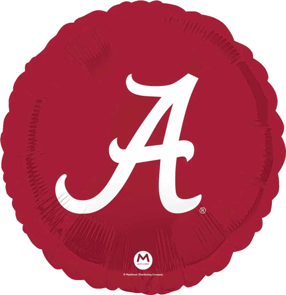 18" Collegiate University of Alabama Foil Balloon