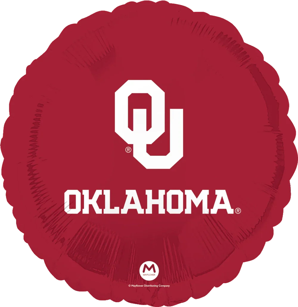 18" Collegiate University of Oklahoma Foil Balloon