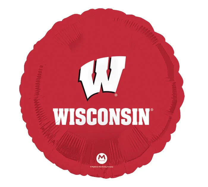 18" University of Wisconsin Foil Balloon