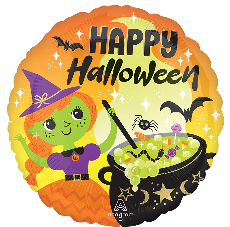 18" Witch's Brew Foil Balloon