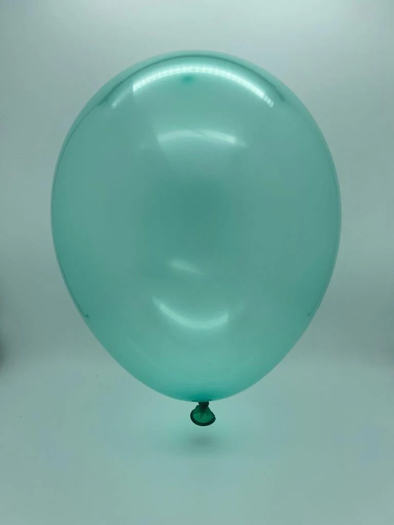 19" Gemar Latex Balloons (Bag of 25) Rainbow Pastel Crystal Jade Green - Image 2