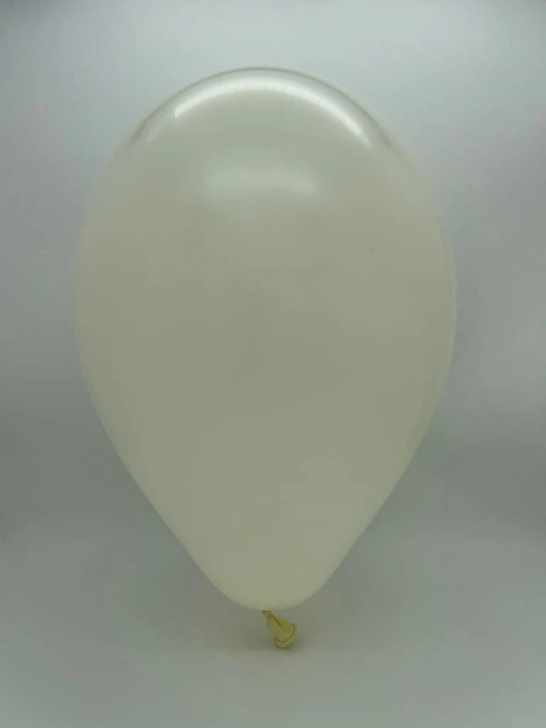 19" Gemar Latex Balloons (Bag of 25) Standard Ivory - Image 2