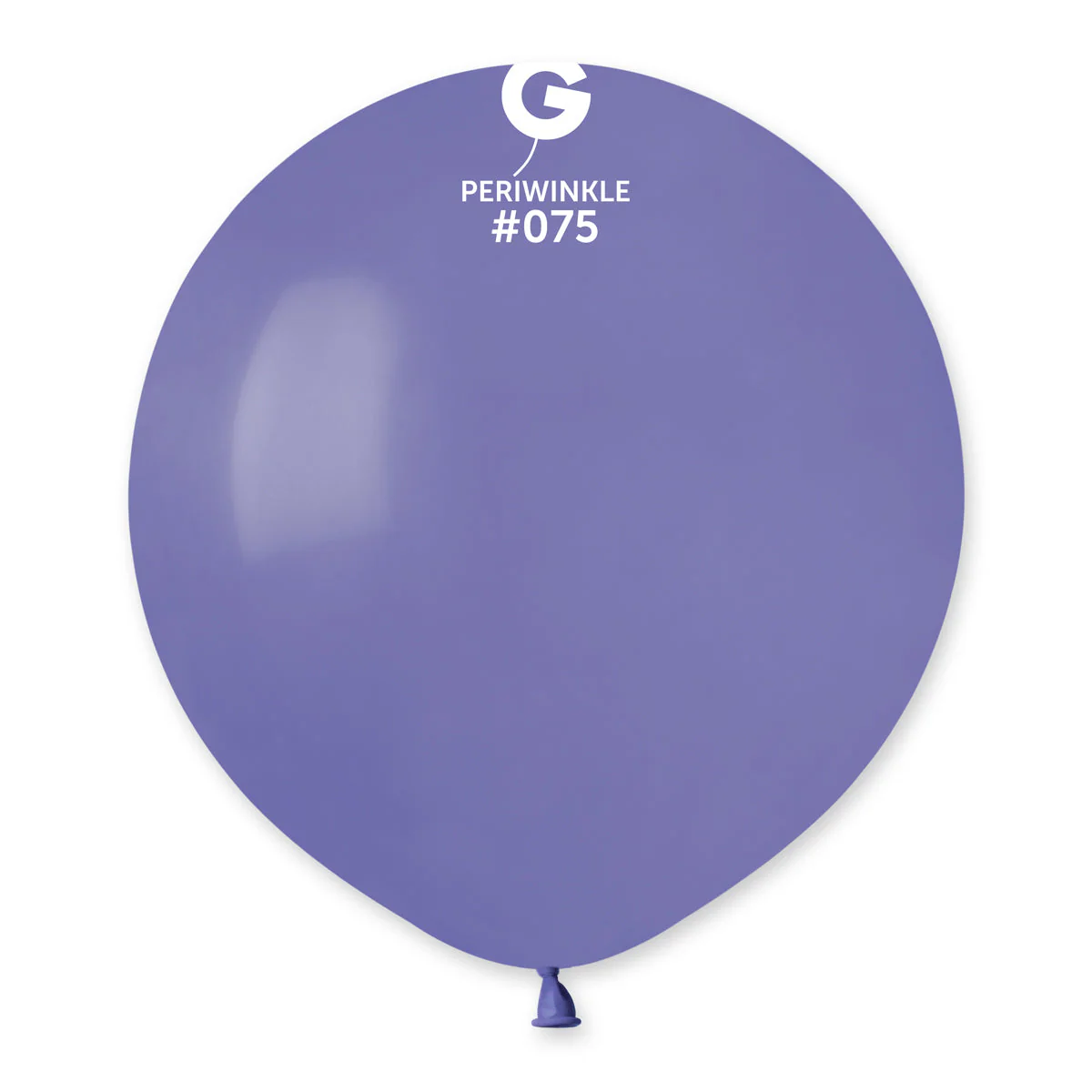 19" Gemar Latex Balloons (Bag of 25) Standard Periwinkle