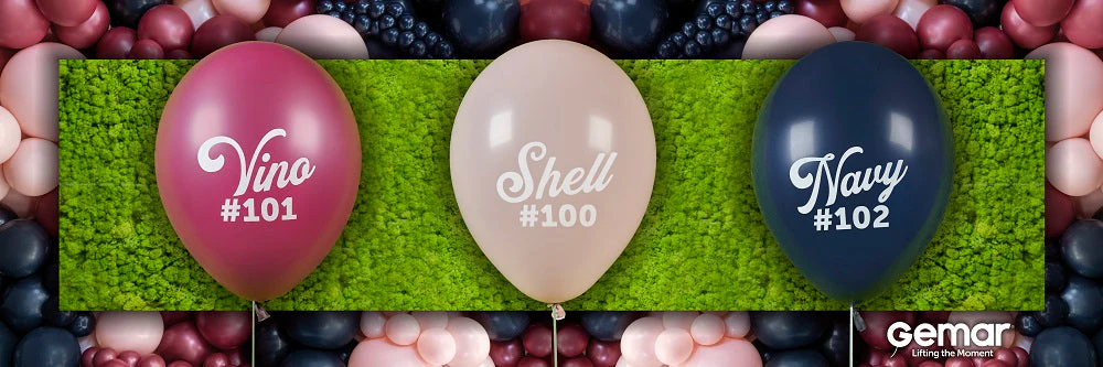 19" Gemar Latex Balloons (Bag of 25) Standard Shell - Image 3
