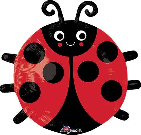 19" Happy Lady Bug Balloon