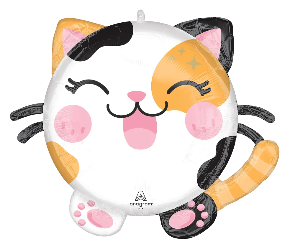 19" Roly Polies Kawaii Kitty Foil Balloon