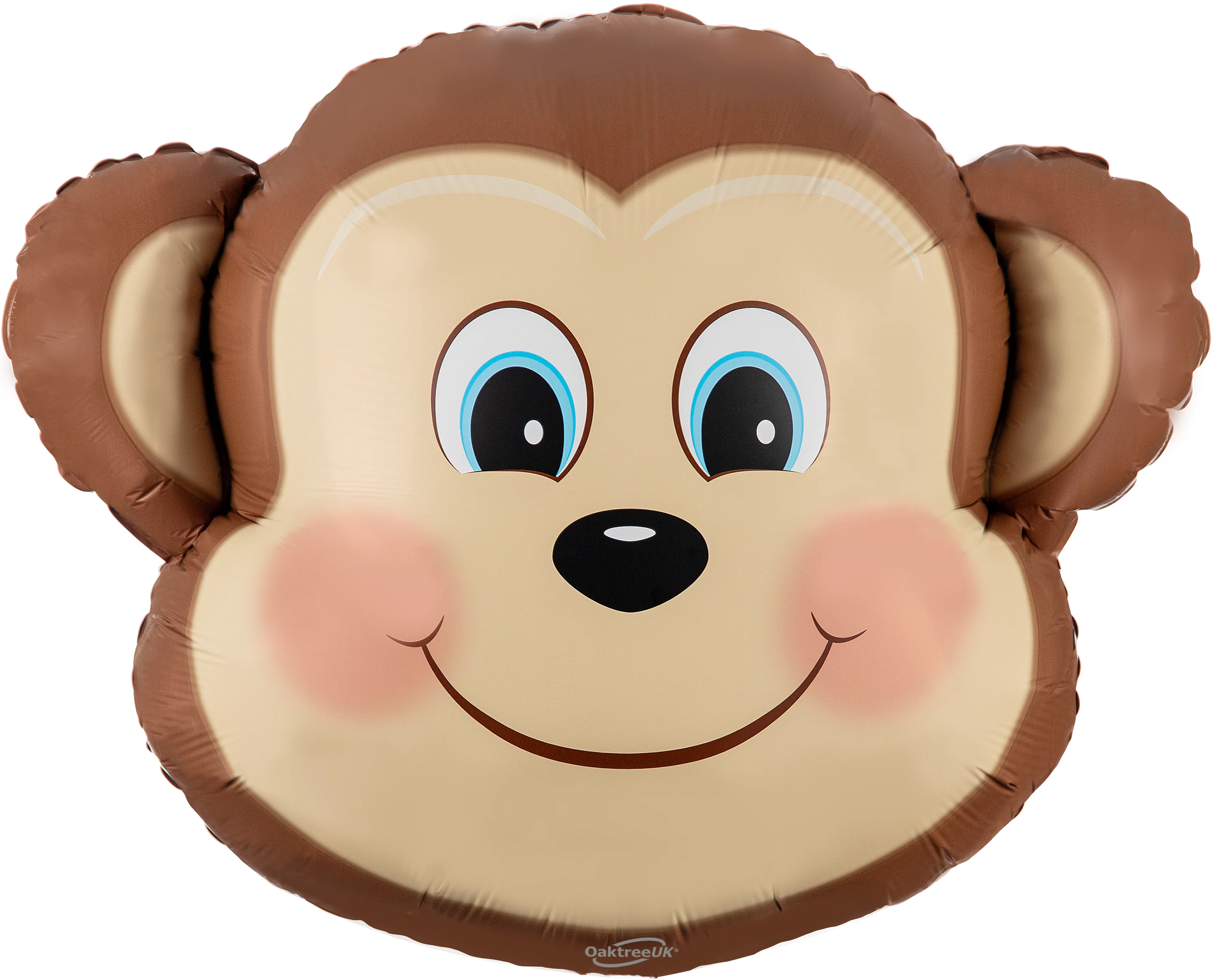 19" Oaktree Brand Monkey Foil Balloon Packaged
