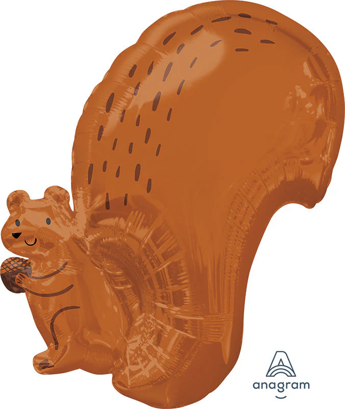 20" Squirrel Standard Shape Foil Balloon