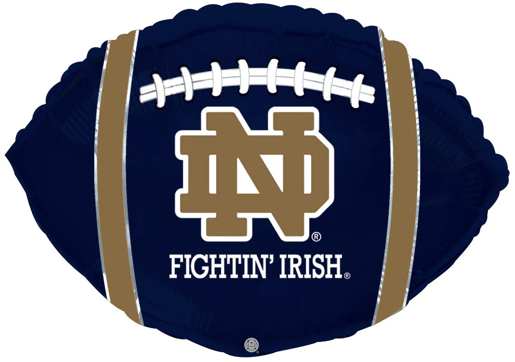 21" Notre Dame Fightin' Irish Football Balloon Collegiate