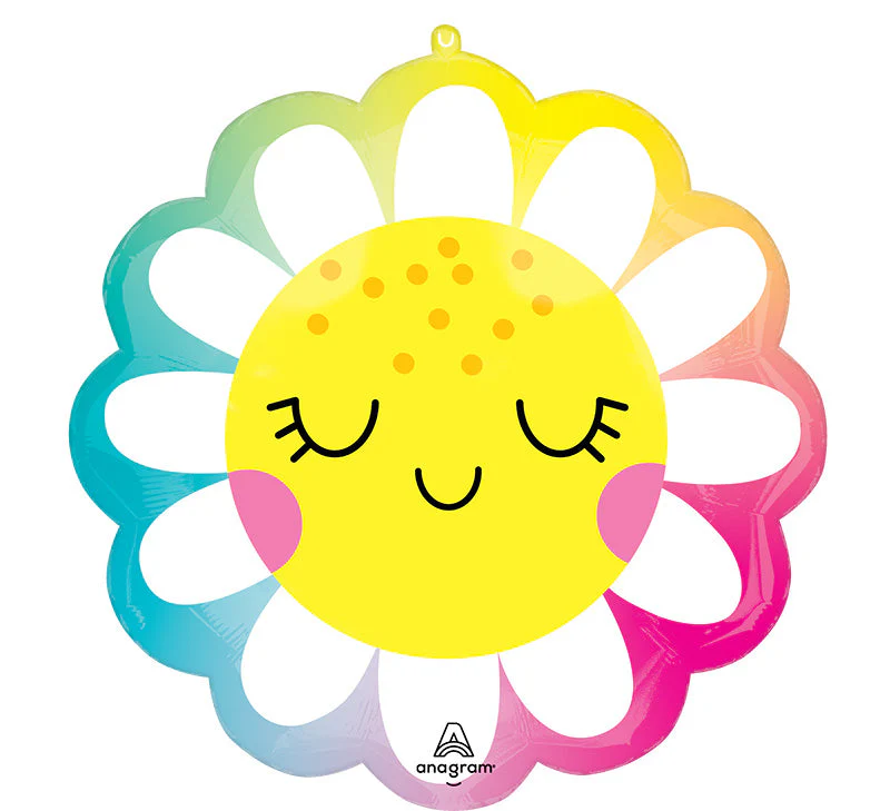 21" Happy Daisy SuperShape Foil Balloon