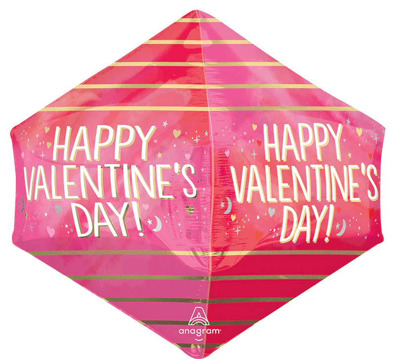 21" UltraShape Anglez Infinitely Valentine’s Day Foil Balloon