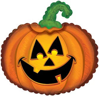 22" Happy Pumpkin Balloon - Image 2