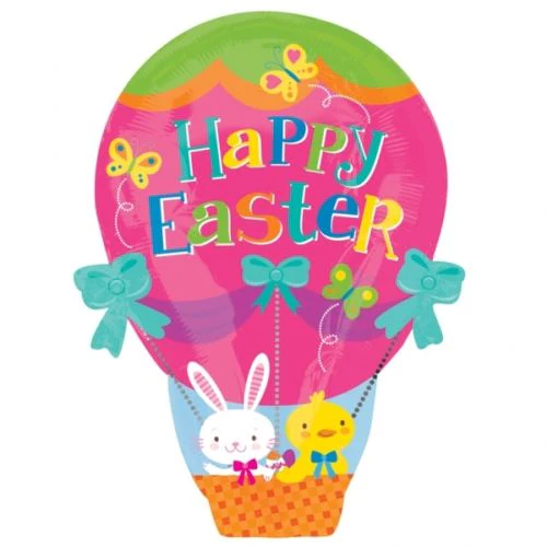 22" Junior Shape Easter Hot Air Balloon