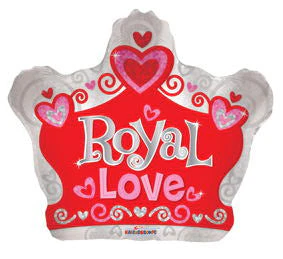 22" Royal Love Crown Shape Balloon