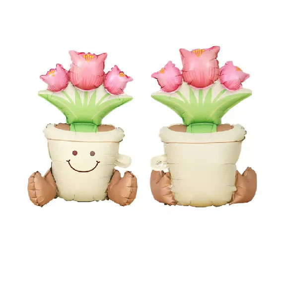 22" Airfill Only Potted Tulip Plants Foil Balloons