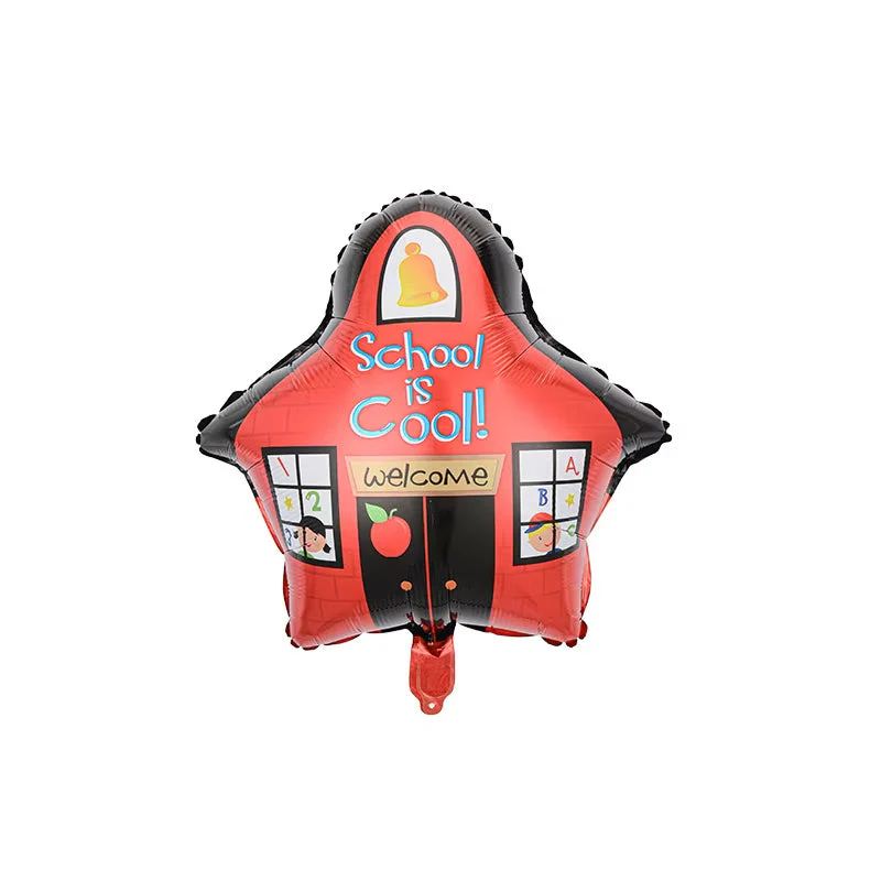 22" School is Cool School House Foil Balloon