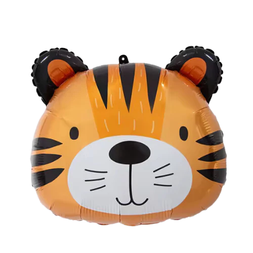 22" Tiger Head Foil Balloon Brand Colour Wheel Value Line