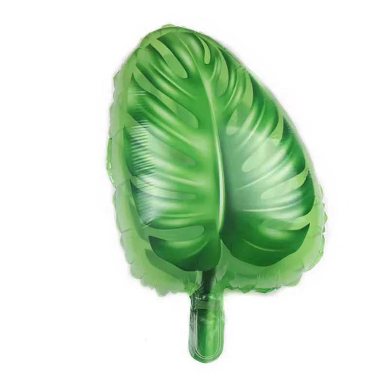 22" Turtle Leaf Green Foil Balloons