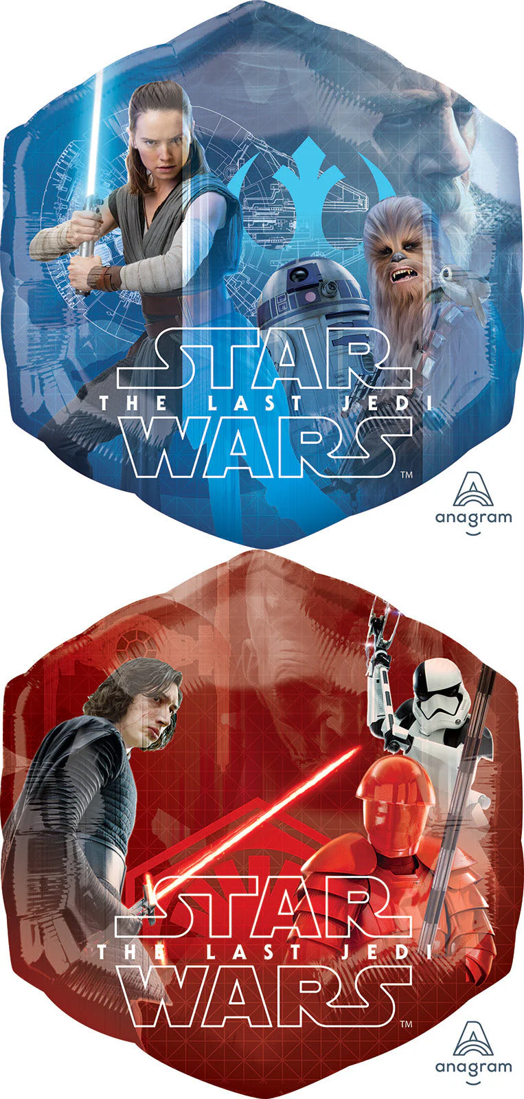23" Star Wars The Last Jedi SuperShape Foil Balloon