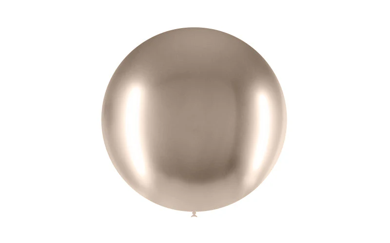 23'' Balloonia Latex Balloons Professional Line Brilliant Beige (5 Per Bag) - Image 3