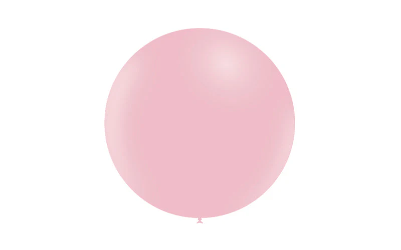 23'' Balloonia Latex Balloons Professional Line Matte Baby Pink (5 Per Bag) - Image 3