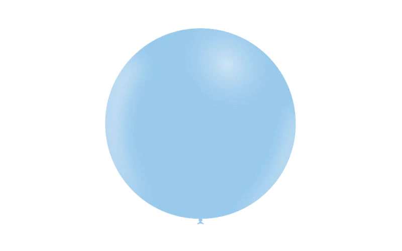 23'' Balloonia Latex Balloons Professional Line Matte Blue (5 Per Bag) - Image 4
