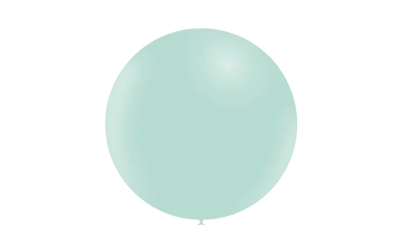23'' Balloonia Latex Balloons Professional Line Matte Green (5 Per Bag) - Image 3