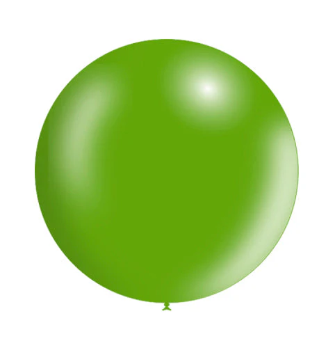 23'' Balloonia Latex Balloons Professional Line Metallic Green (5 Per Bag)