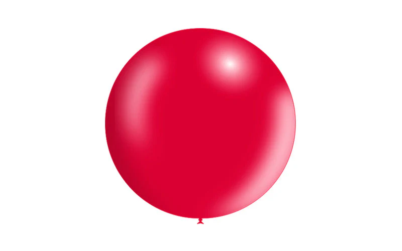 23'' Balloonia Latex Balloons Professional Line Metallic Red (5 Per Bag) - Image 4