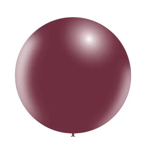 23'' Balloonia Latex Balloons Professional Line Standard Burgundy (5 Per Bag)