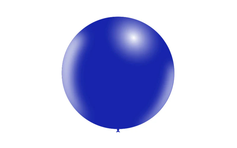 23'' Balloonia Latex Balloons Professional Line Standard Navy Blue (5 Per Bag) - Image 3