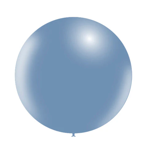 23'' Balloonia Latex Balloons Professional Line Vintage Vintage Blue (5 Per Bag)