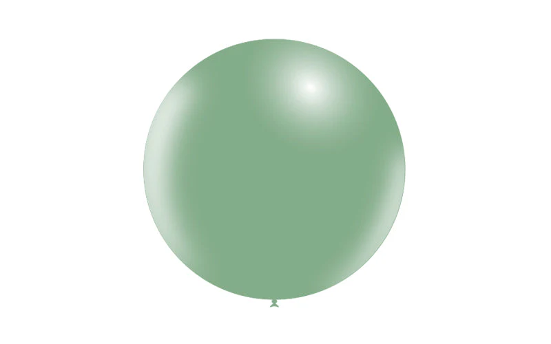 23'' Balloonia Latex Balloons Professional Line Vintage Vintage Green (5 Per Bag) - Image 3