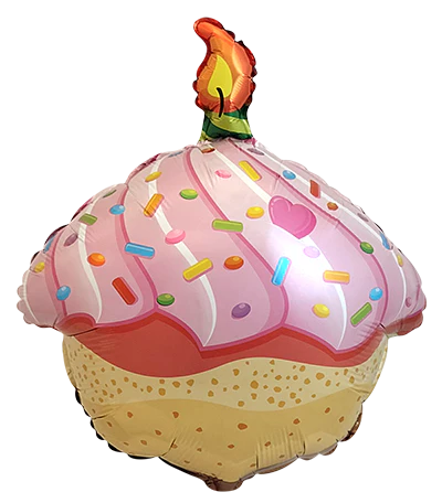 23" Cupcake Foil Balloon