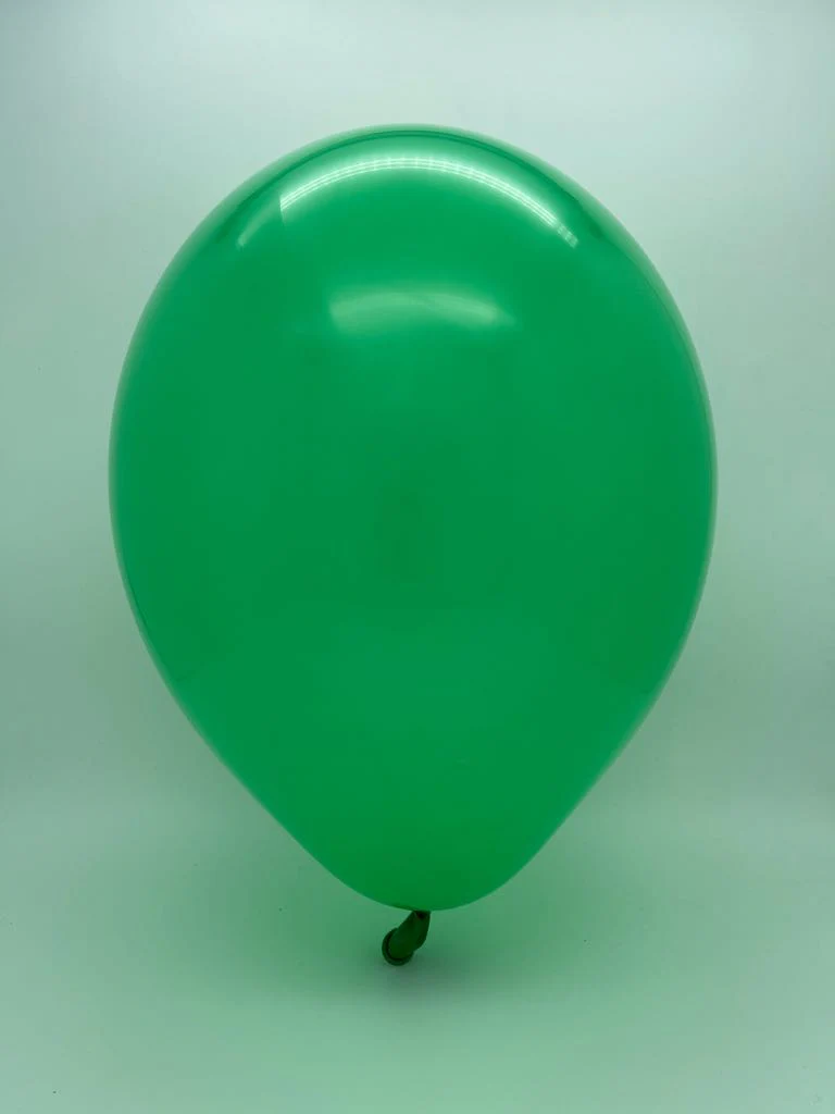 24" Cattex Premium Clover Green Latex Balloons (1 Per Bag) - Image 2