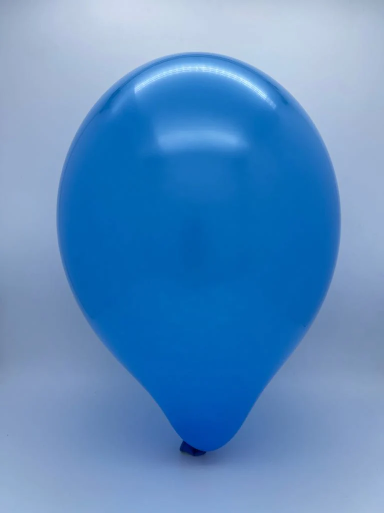 24" Cattex Premium Cobalt Blue Latex Balloons (1 Per Bag) - Image 2