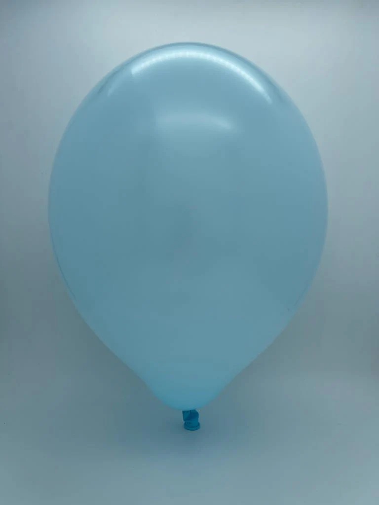 24" Cattex Premium Ice Blue Latex Balloons (1 Per Bag) - Image 2