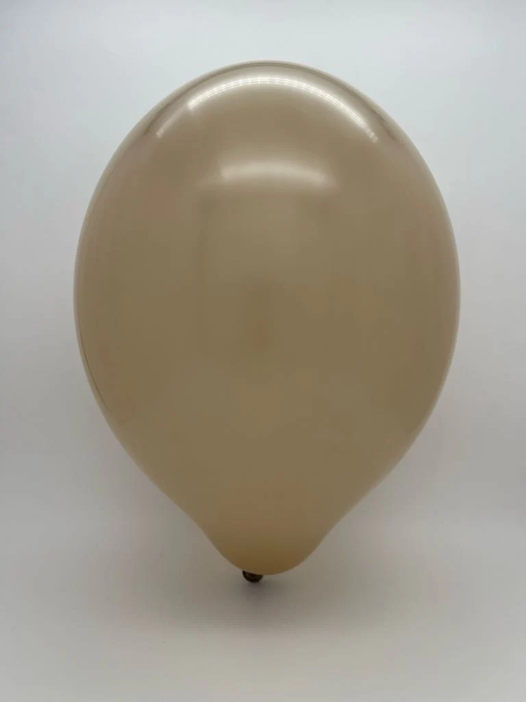 24" Cattex Premium Mocha Latex Balloons (1 Per Bag) - Image 2