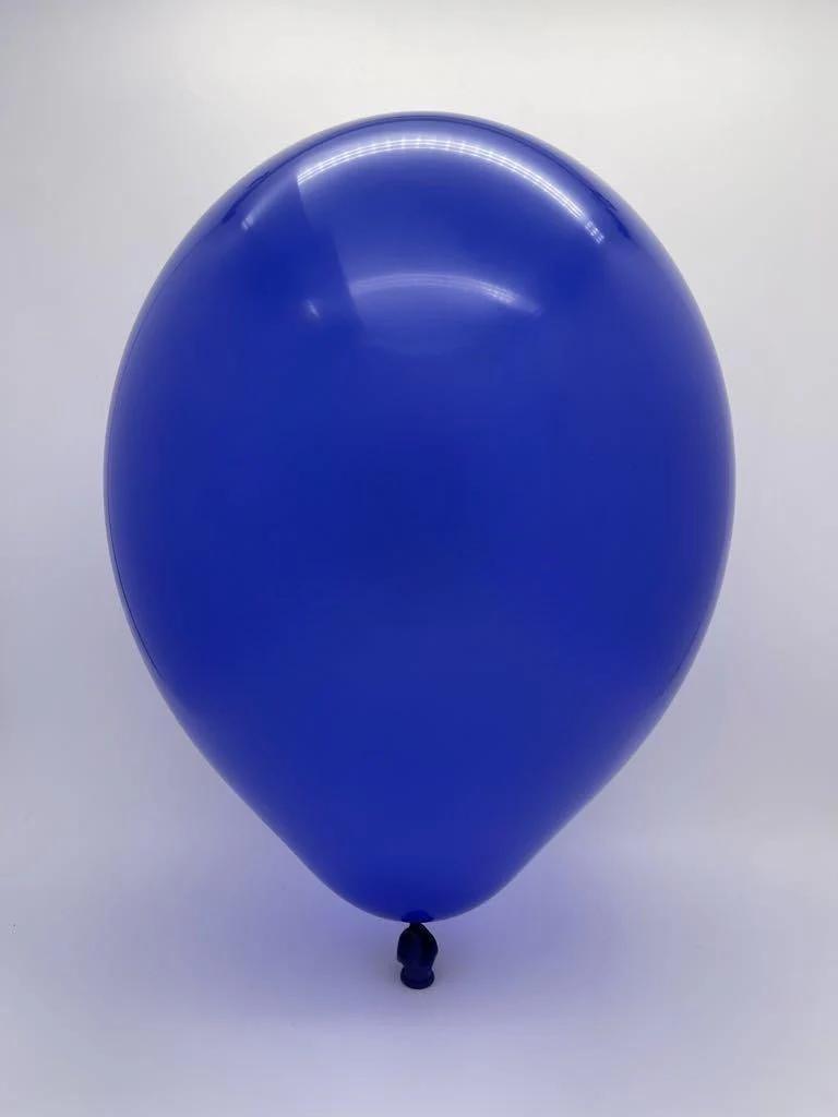 24" Cattex Premium Navy Blue Latex Balloons (1 Per Bag) - Image 2