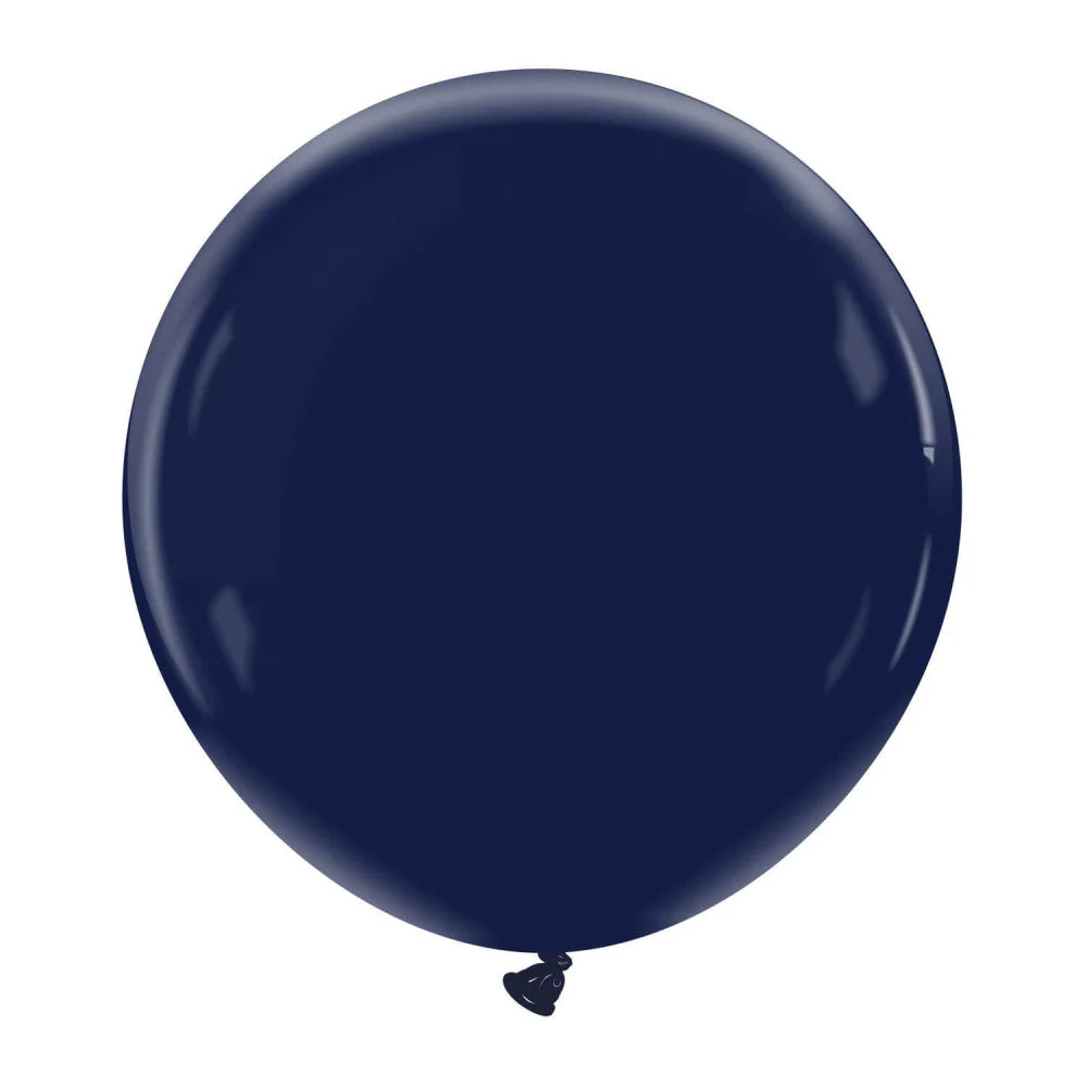 24" Cattex Premium Ocean Blue Latex Balloons (1 Per Bag)