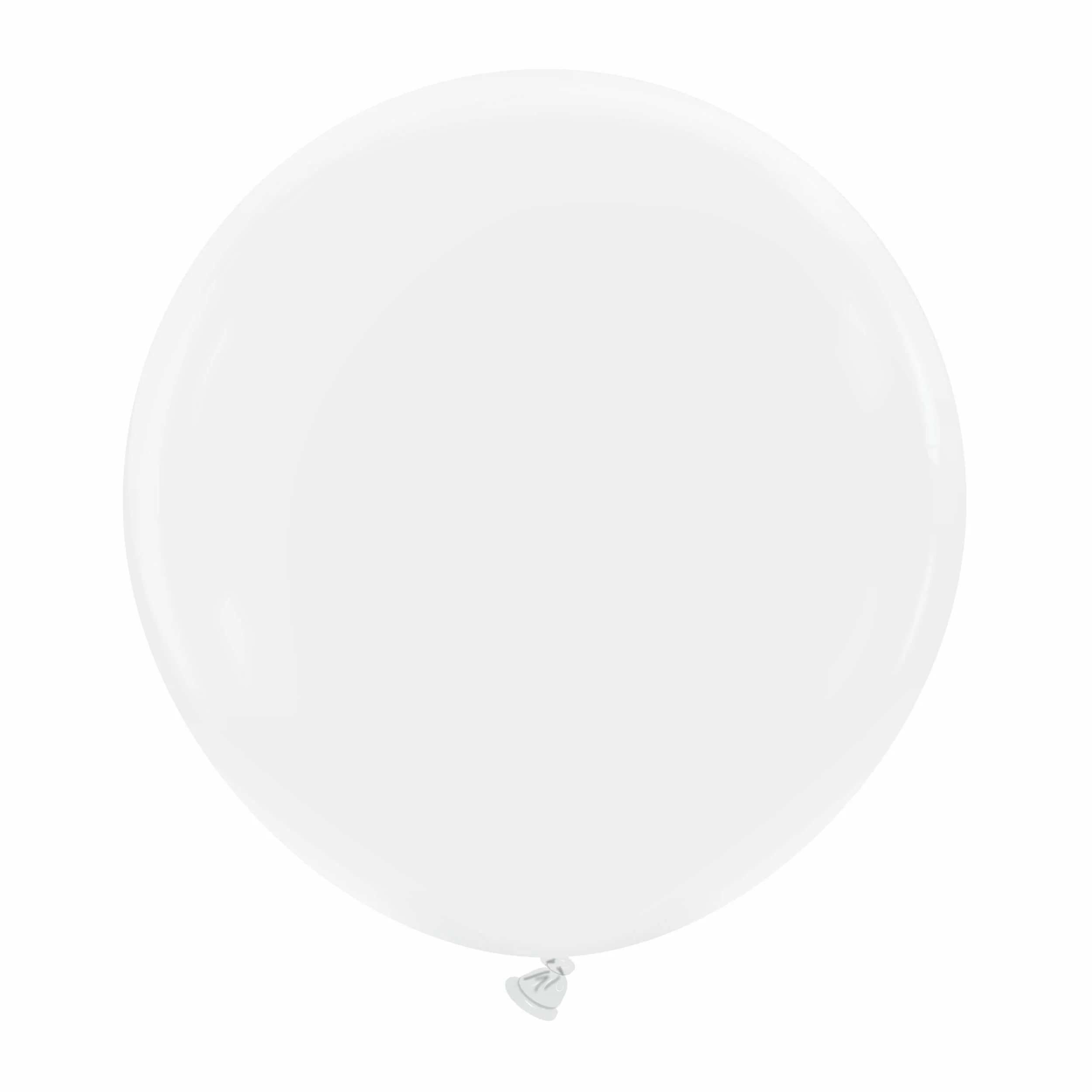 24" Cattex Premium Snow White Latex Balloons (1 Per Bag)