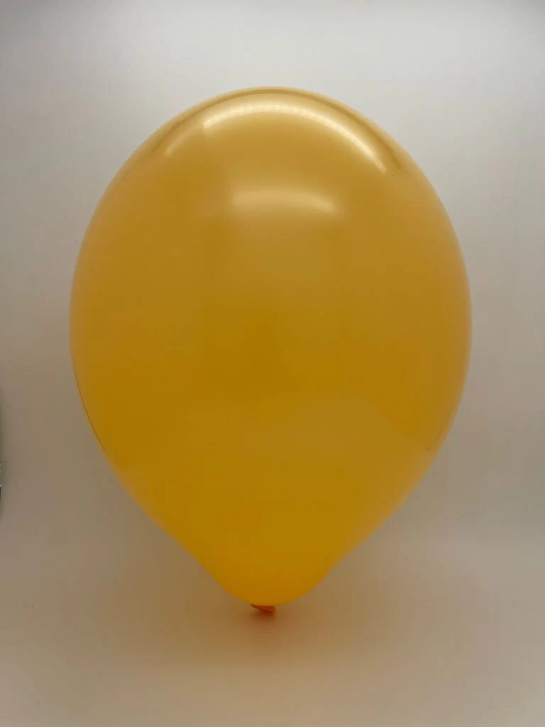 24" Cattex Premium Tangerine Latex Balloons (1 Per Bag) - Image 2